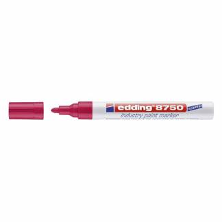 Paint marker edding 8750 r&oslash;d 2-4mm rund spids