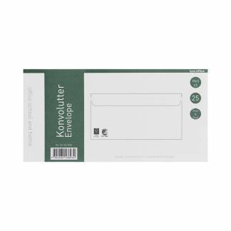 Kuverter M65 m/rude 90g Peel & Seal 110x220mm 25stk/pak