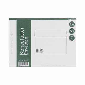 Kuverter C6 70g Peel & Seal 114x162mm 50stk/pak
