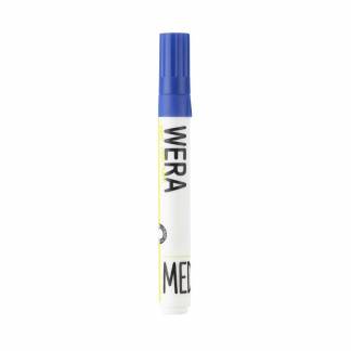Whiteboardmarker WERA blå kantet spids 1-4mm