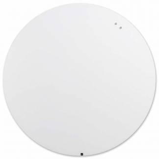 Glastavle Naga magnetisk &Oslash;100cm rund PURE White
