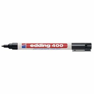 Marker Edding 400-01 permanent sort 1mm rund spids
