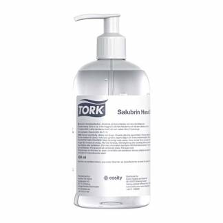 Hånddesinfektions gel Tork 500ml Salubrin 70% pumpe 8stk/pak