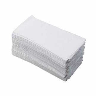 Serviet 1-lags 1/8 fold hvid 33x33cm 500stk/pak