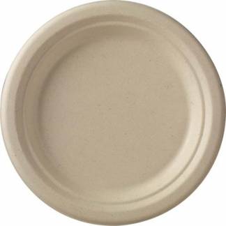 Tallerken 26cm bagasse PFAS free 50stk/pak