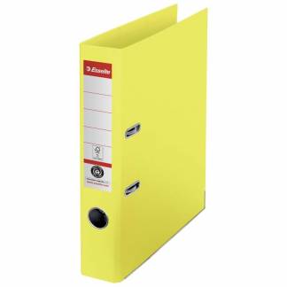 Brevordner Esselte No 1 A4 50mm gul POB CO²neutal