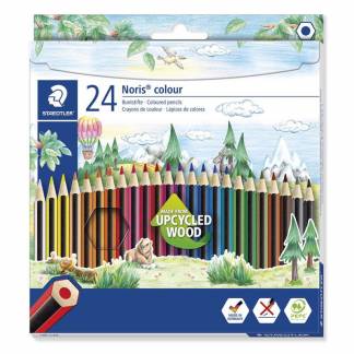 Farveblyant Staedtler Noris Color 24stk/s&aelig;t assorteret
