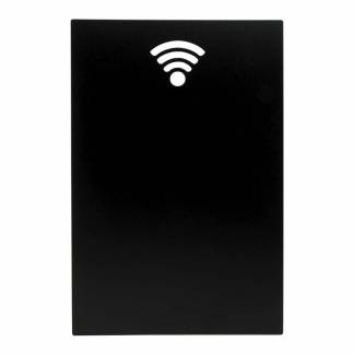 Vægtavle Securit Silhouet Wi-Fi sort