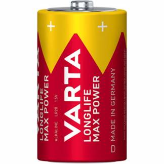 Batteri Varta Longlife Max Power D 2stk/pak blister