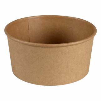 Salatbowle pap brun 750ml Ø146mm 26 oz 50stk/pak