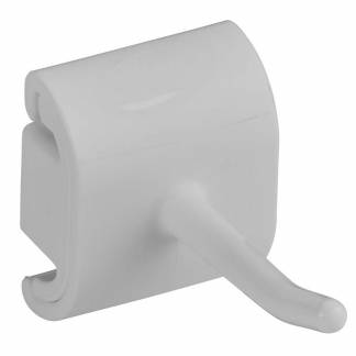 Vægophæng Vikan 78x41mm hvid enkeltkrogs modul hygijenisk