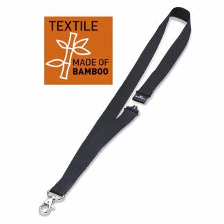 Tekstilhalsbånd 20 ECO m/karabinhage 10stk/pak