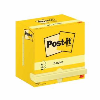 Post-it blok Z-Notes Canarygul 127x76mm 12blk/pak