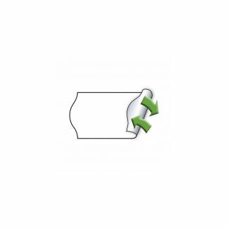 Etiket Meto 32x19mm hvid aftagelig 1000stk/rul 10rul/pak