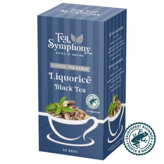 Te Symphony BKI Lakrids sort te 20breve/pak RFA