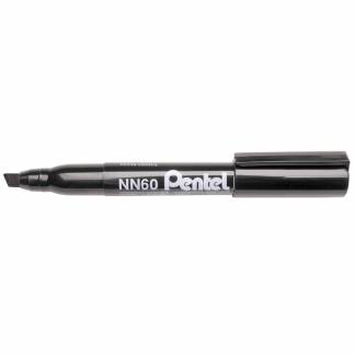 Marker Pentel NN60 sort skrå 4-6mm RECYCOLOGY