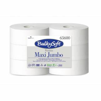 Toiletpapir Bulky Soft Premium Gigant M 2-lags hvid 320m 6rul/kar