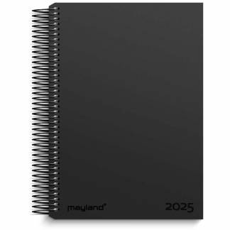 A5 dagkalender job/privat sort kunstskind 2025