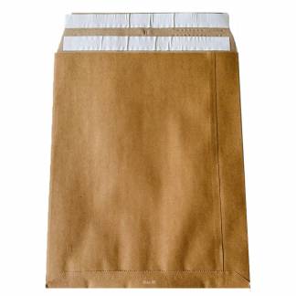 Papir E-handelspose m/genluk 300x370x80mm