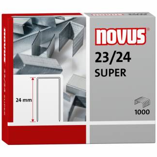 Hæfteklamme Novus re+new 23/24 Super 1000st/pk