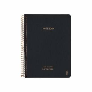 Notesbog KOZO A5 Premium Black linieret 80 sider 100g