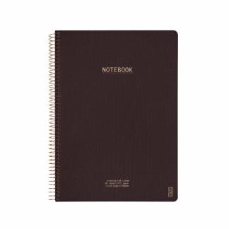 Notesbog KOZO A4 Premium Coffee linieret 80 sider 100g
