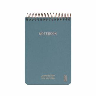 Notesbog KOZO A6 Premium Steel Blue linieret 80 sider 100g