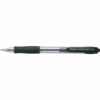 Kuglepen Pilot Super Grip F sort 0,5mm kugle 0,22mm stregbredde
