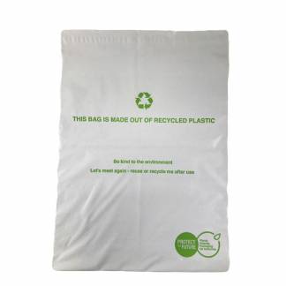 Forsendelsesposer recycled 340x420mm hvid 100stk/pak