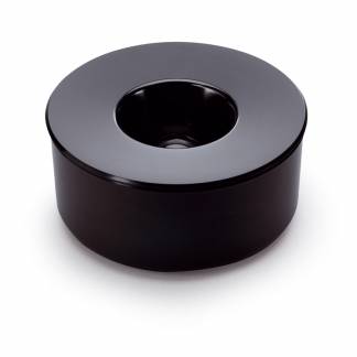 Askebæger Kulan sort Ø125mm H60mm