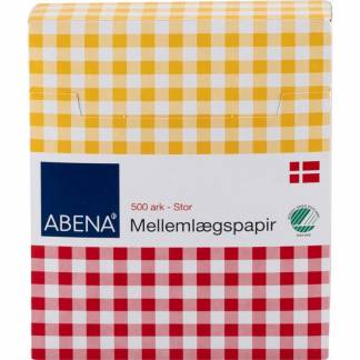Melleml&aelig;gspapir k&aelig;mpe 14,5x12cm 500stk/pak