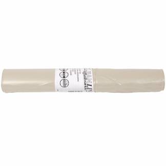 Affaldssække plastik klar 700x1050mm Basic 10stk/rul