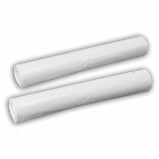 Affaldssække plastik hvid 700x1100mm Luxus 10stk/rul