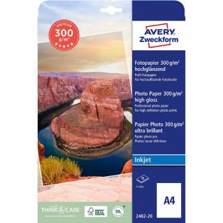 Fotopapir Premium plus A4 300g glossy t/inkjet 20ark/pak
