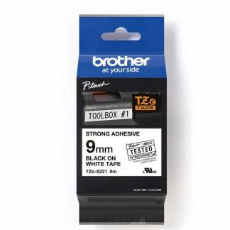 Labeltape, Brother Labeltape sort/hvid