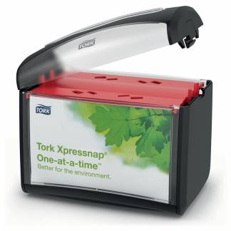 Servietter Tork Startpack N4 dispenser incl 225stk servietter