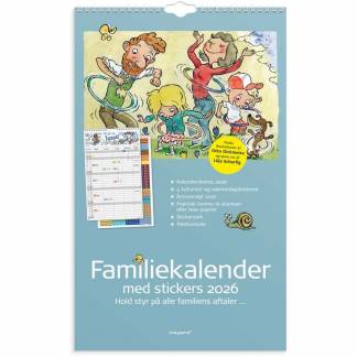 Familiekalender Otto Dickmeiss & Lilja Scherfig 4 kol. 2026
