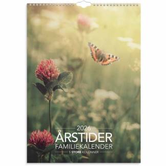 Familiekalender Årstider A3 2026