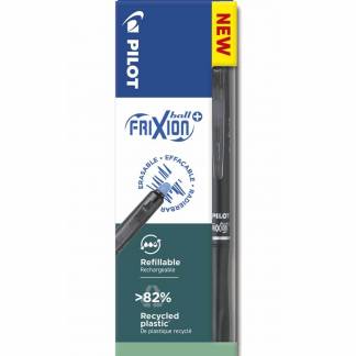 Kuglepen Pilot Frixion Plus 0,7mm 4stk/sæt ass. 82% genanvendt