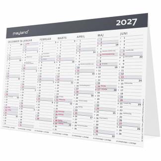Kontor-bordkalender Moderne A5 2027