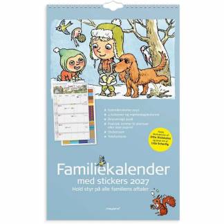 V&aelig;gkalender, Mayland Familie Otto Dickmeiss, 240x393mm &aring;r: 2027, Flerfarvet,, FSC Mix Credit