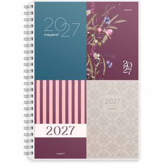 A5 ugekalender tv&aelig;rformat m/4 illu. 2027