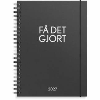 Ugekalender, Mayland, 160x215mm &aring;r: 2027, sort,, FSC Mix Credit