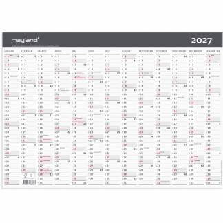Kontorkalender Moderne A3 1x13 mdr. 2027