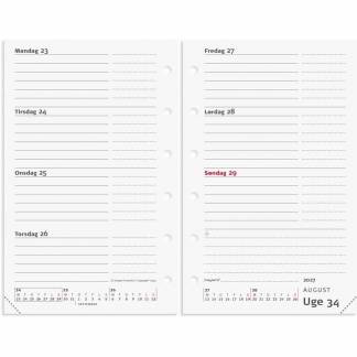 System Mini ugekalender tv&aelig;rformat REFILL 2027