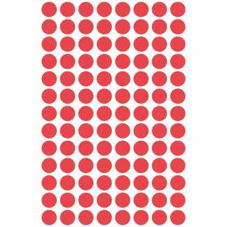 Avery, 3589, r&oslash;d 8mm pakke med 416 stk FSC Mix Credit