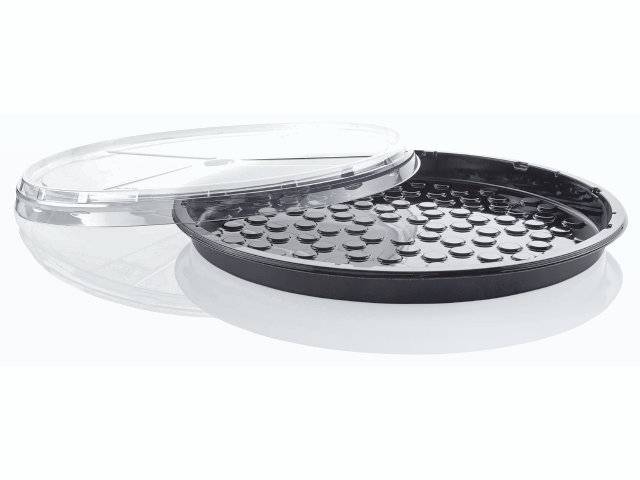 Pizzabakke rund plast C-PET 120stk/kar &Oslash;320mmx25mm
