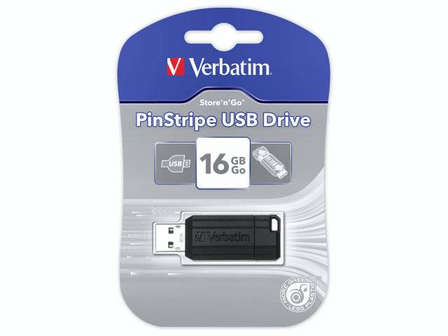 USB 2.0 Store &acute;N&acute; Go Pin 16GB, Black