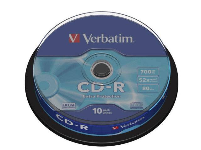 CD-R 700MB/80min 52x spindle  (10)