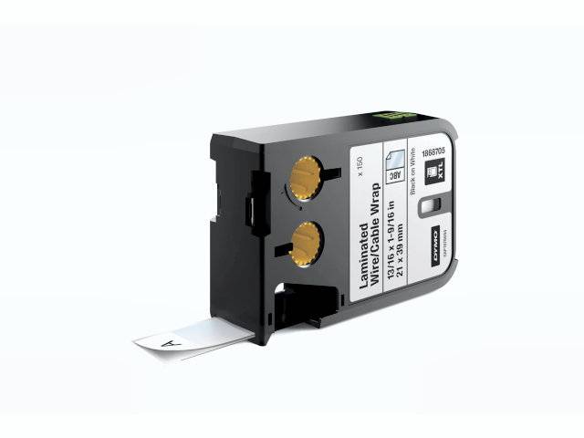 Tape XTL 21mmx39mm lam wire/cable bl/whi